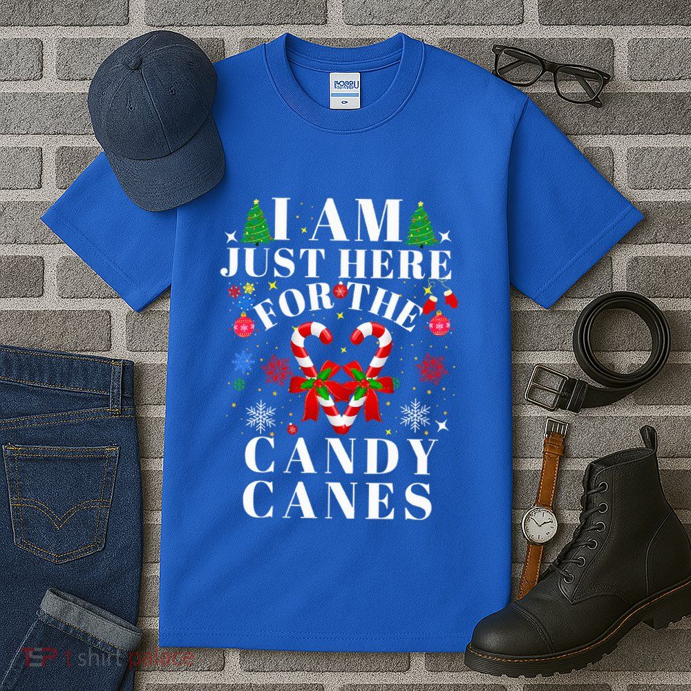 I Am Just Here For The Candy Canes  Tall T-Shirt
