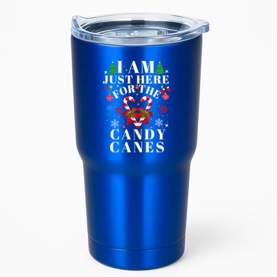 I Am Just Here For The Candy Canes  Tumbler