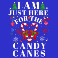 I Am Just Here For The Candy Canes  Zip Tote Bag
