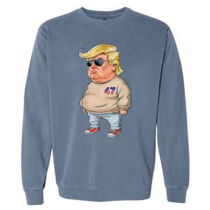 I Am Just A Chill Guy Funny Chill Guy Meme Trump Meme 2024 Garment-Dyed Sweatshirt