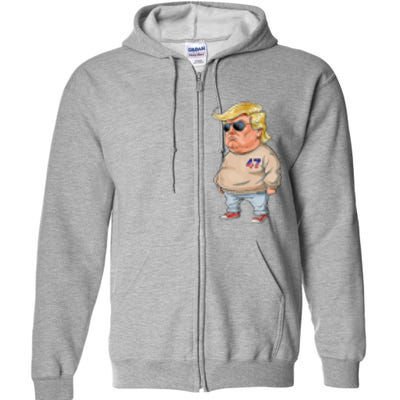 I Am Just A Chill Guy Funny Chill Guy Meme Trump Meme 2024 Full Zip Hoodie