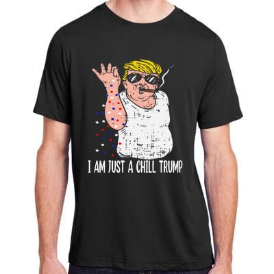 I Am Just A Chill Guy Trump Adult ChromaSoft Performance T-Shirt