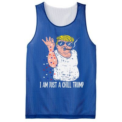 I Am Just A Chill Guy Trump Mesh Reversible Basketball Jersey Tank