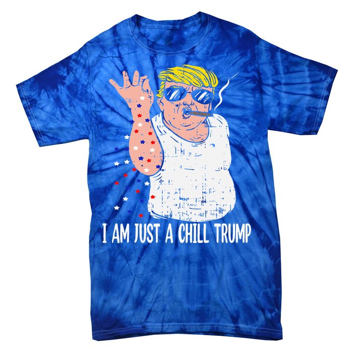 I Am Just A Chill Guy Trump Tie-Dye T-Shirt