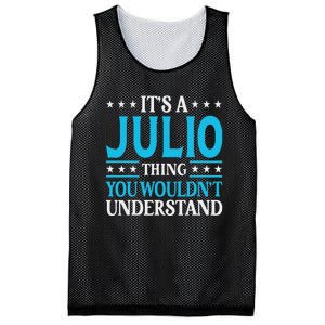 ItS A Julio Thing WouldnT Understand Personal Name Julio Mesh Reversible Basketball Jersey Tank