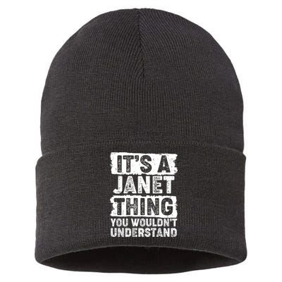 It's A Janet Thing You Wouldn't Understand Sustainable Knit Beanie