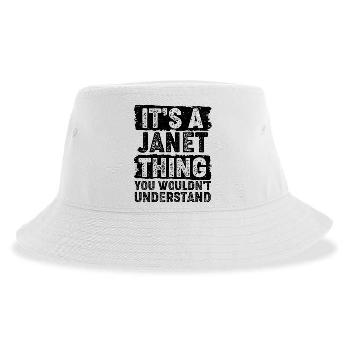 It's A Janet Thing You Wouldn't Understand Sustainable Bucket Hat