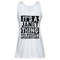 It's A Janet Thing You Wouldn't Understand Ladies Essential Flowy Tank