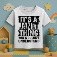 It's A Janet Thing You Wouldn't Understand Toddler T-Shirt