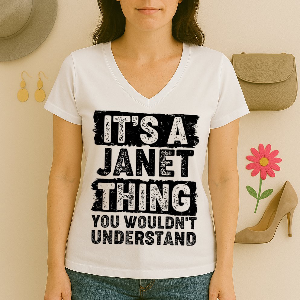 It's A Janet Thing You Wouldn't Understand Women's V-Neck T-Shirt