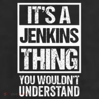 Its A Jenkins Thing You Wouldnt Understand Family Photo 7 Panel Mesh Trucker Snapback Hat