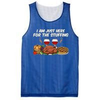 I Am Just Here For The Stuffing Gift Mesh Reversible Basketball Jersey Tank