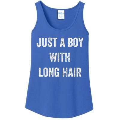 I Am Just A With Long Hair Better Than Yours Ladies Essential Tank