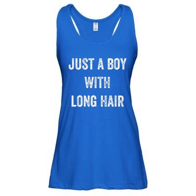 I Am Just A With Long Hair Better Than Yours Ladies Essential Flowy Tank