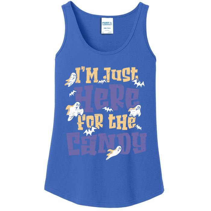 I Am Just Here For The Candy Happy Halloween Gift Ladies Essential Tank