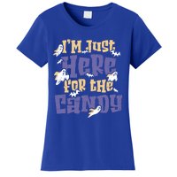 I Am Just Here For The Candy Happy Halloween Gift Women's T-Shirt