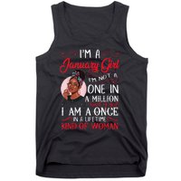 I'm A January Black Women Capricorn Birthday Gifts Tank Top