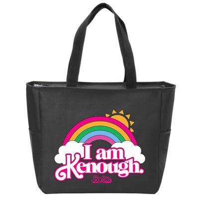 I Am Kenough Rainbow Clouds Zip Tote Bag