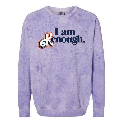 I Am Kenough Colorblast Crewneck Sweatshirt