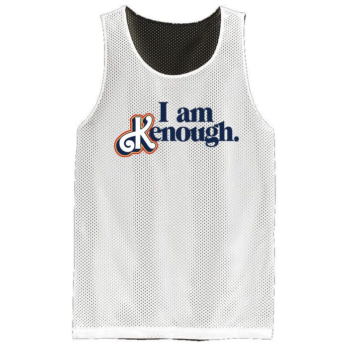 I Am Kenough Mesh Reversible Basketball Jersey Tank