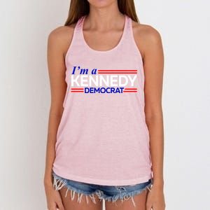 Im A Kennedy Democrat Presidential Election 2024 Women's Knotted Racerback Tank