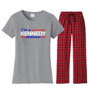 Im A Kennedy Democrat Presidential Election 2024 Women's Flannel Pajama Set