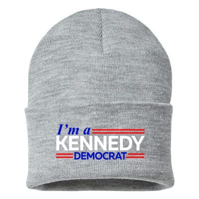 Im A Kennedy Democrat Presidential Election 2024 Sustainable Knit Beanie