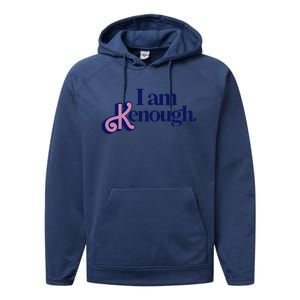 I Am Kenough Performance Fleece Hoodie