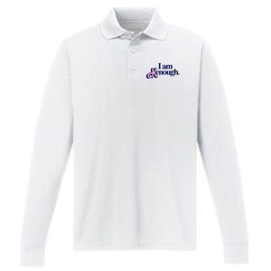 I Am Kenough Performance Long Sleeve Polo