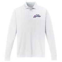 I Am Kenough Performance Long Sleeve Polo