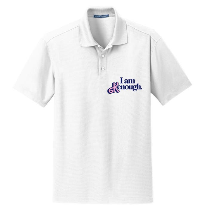 I Am Kenough Dry Zone Grid Polo