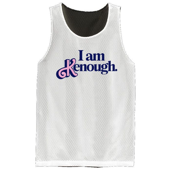 I Am Kenough Mesh Reversible Basketball Jersey Tank