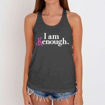 I Am Kenough Funny Colorful For Man And Women Women's Knotted Racerback Tank