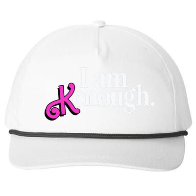 I Am Kenough Funny I Am Kenough For Men Snapback Five-Panel Rope Hat