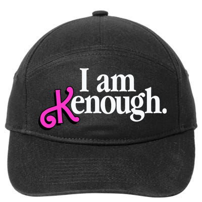 I Am Kenough Funny I Am Kenough For Men 7-Panel Snapback Hat
