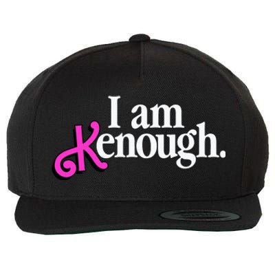 I Am Kenough Funny I Am Kenough For Men Wool Snapback Cap