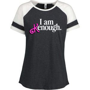 I Am Kenough Funny I Am Kenough For Men Enza Ladies Jersey Colorblock Tee