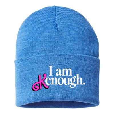 I Am Kenough Funny I Am Kenough For Men Sustainable Knit Beanie