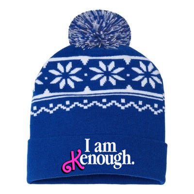 I Am Kenough Funny I Am Kenough For Men USA-Made Snowflake Beanie