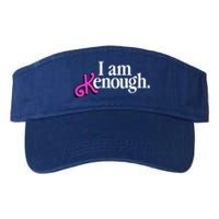 I Am Kenough Funny I Am Kenough For Men Valucap Bio-Washed Visor