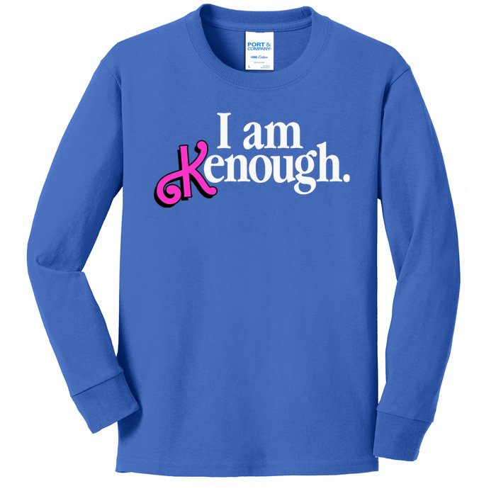 I Am Kenough Funny I Am Kenough For Men Kids Long Sleeve Shirt