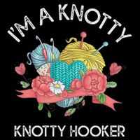 IM A Knotty Hooker Crochet Knitting Cooling Performance Crew T-Shirt