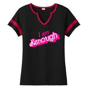 I Am Kenough Funny I Am Kenough For Men Ladies Halftime Notch Neck Tee