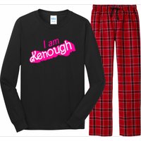 I Am Kenough Funny I Am Kenough For Men Long Sleeve Pajama Set