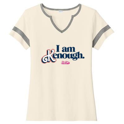 I Am Kenough Ladies Halftime Notch Neck Tee