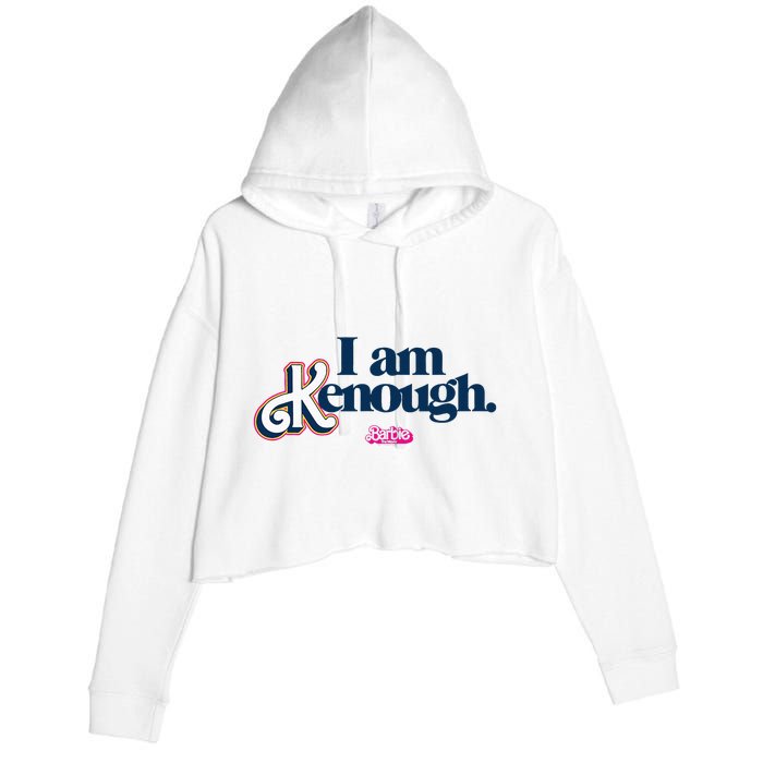 I Am Kenough Crop Fleece Hoodie