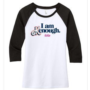 I Am Kenough Women's Tri-Blend 3/4-Sleeve Raglan Shirt