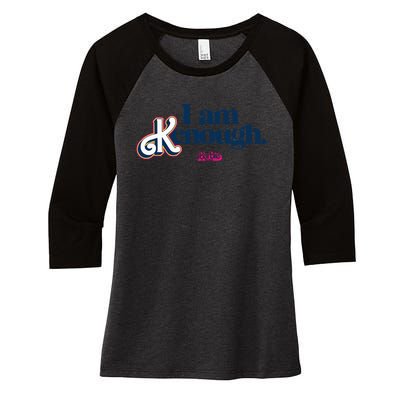 I Am Kenough Women's Tri-Blend 3/4-Sleeve Raglan Shirt