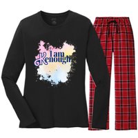 I Am Ken Enough Women's Long Sleeve Flannel Pajama Set 