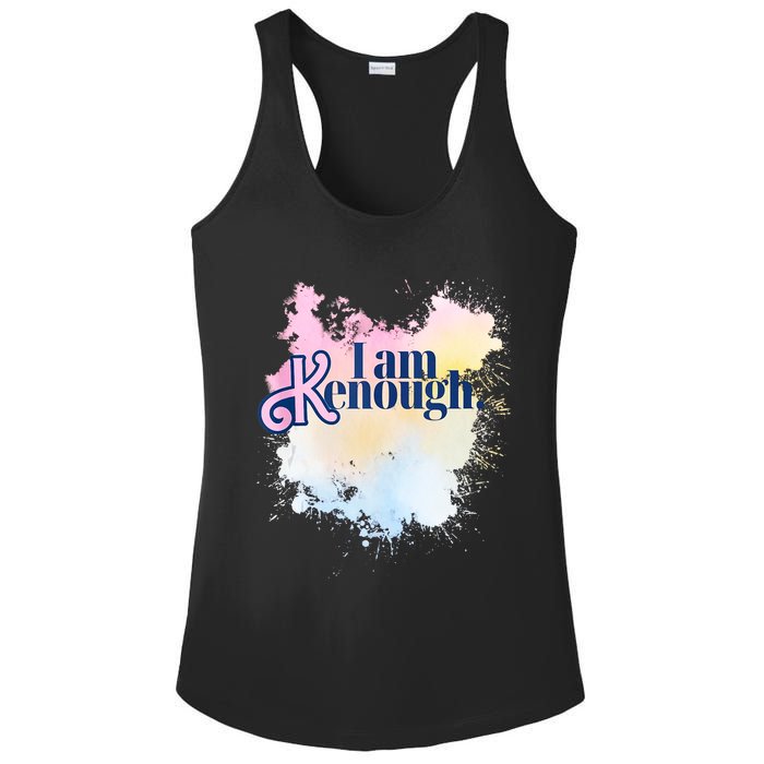 I Am Ken Enough Ladies PosiCharge Competitor Racerback Tank